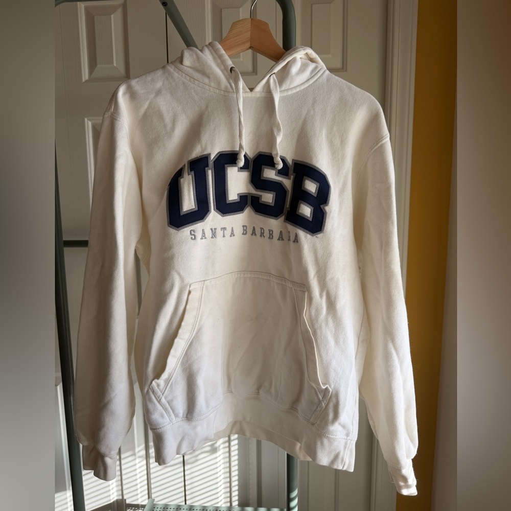 White UCSB hoodie